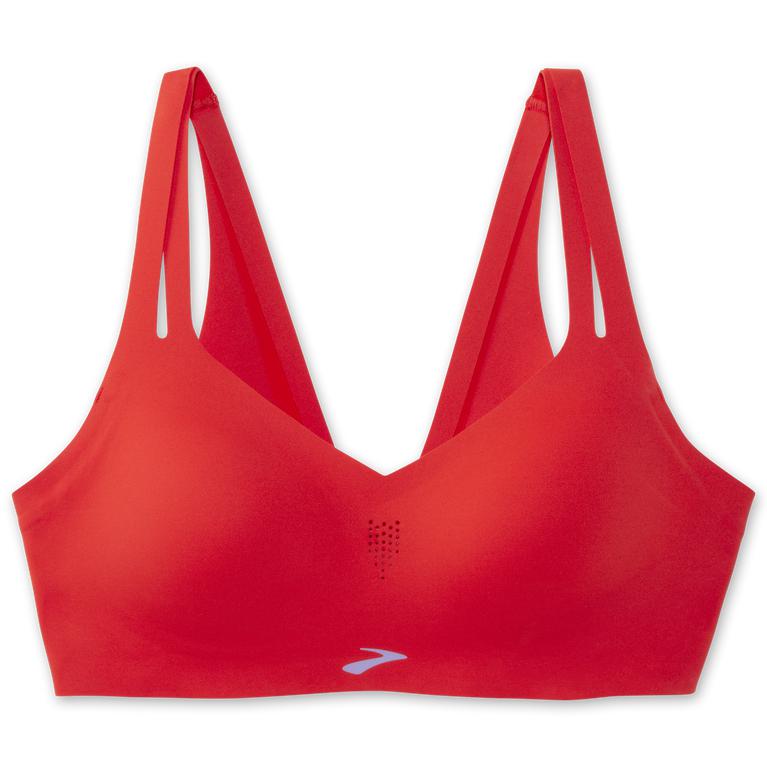 Brooks DARE STRAPPY Sports Running Bra Womens Online - Jamberry/Red (HQL071983)